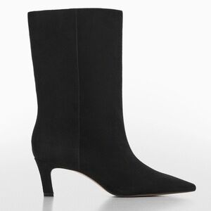 MANGO Leather Ankle Booties - Price Firm